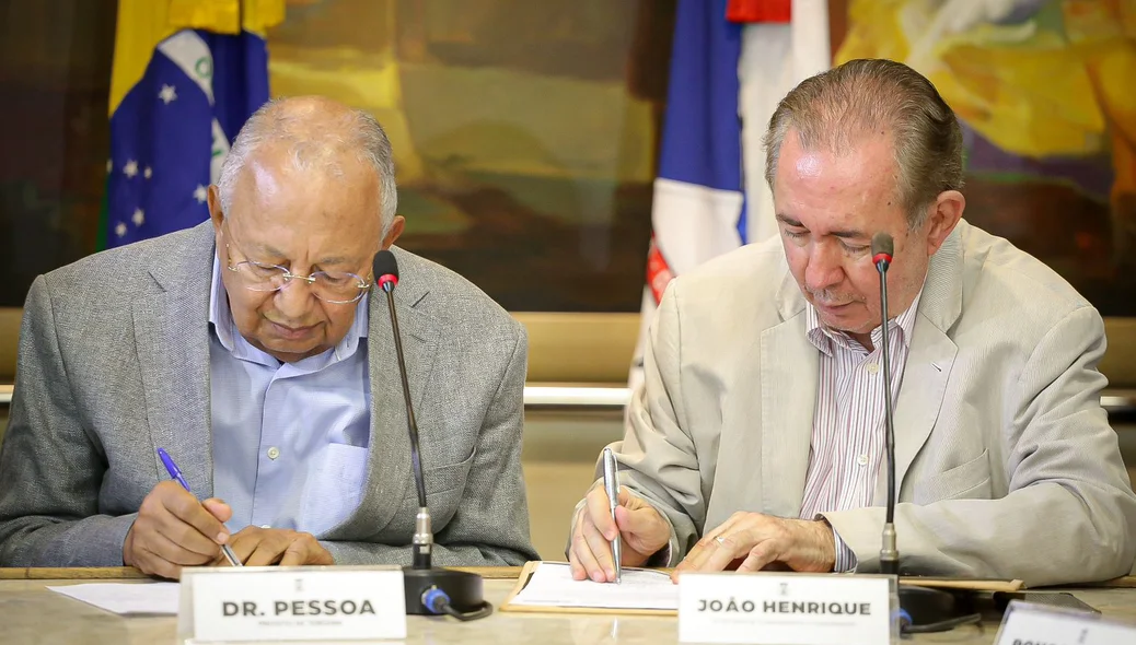 Dr. Pessoa e João Henrique de Almeida