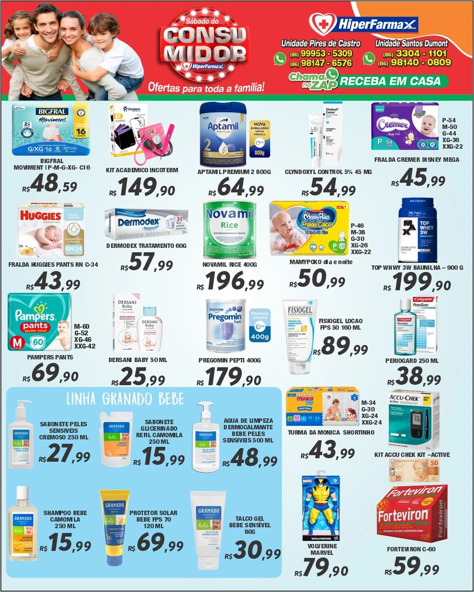 Drogaria Hiperfarmax lança ofertas imperdíveis no Sábado do Consumidor