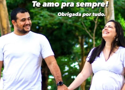 Esposa publicou uma despedida nas redes sociais