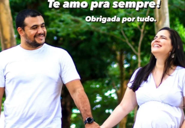 Esposa publicou uma despedida nas redes sociais