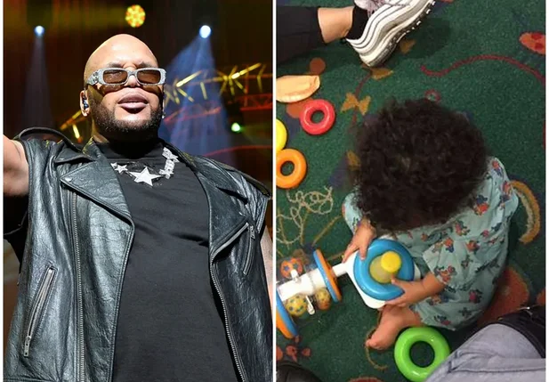 Flo Rida e o filho Zohar Dillard