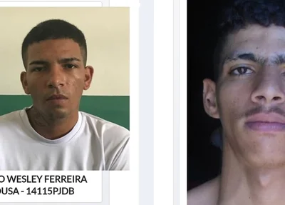 Fugitivos Antônio Wesley e Nailson Braz
