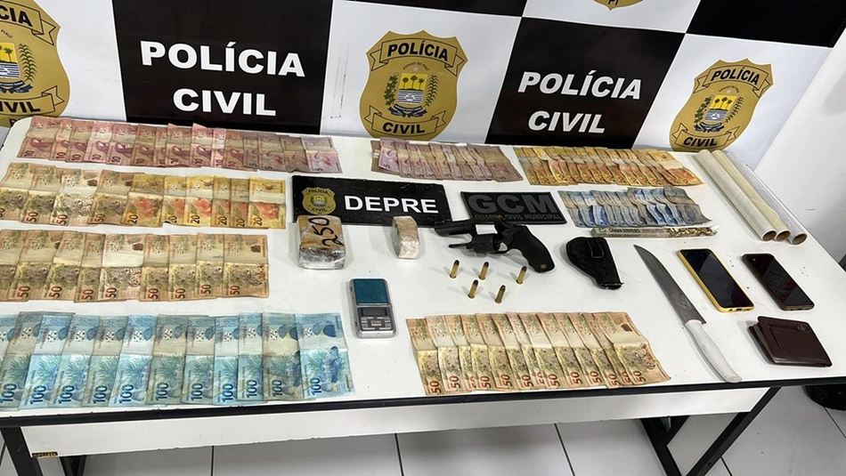 Ilícitos apreendidos pela DEPRE em Teresina