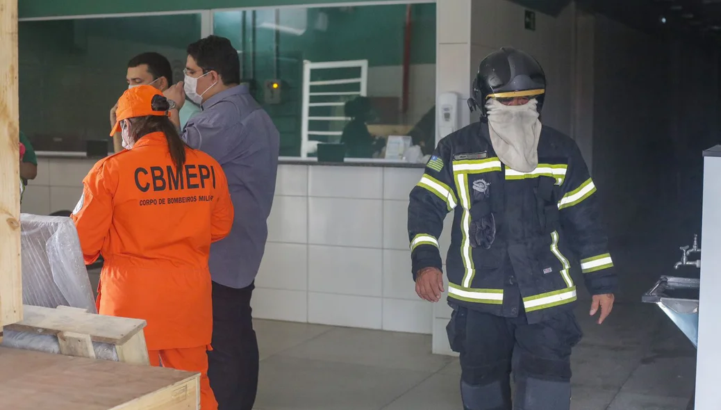 Incêndio atinge Hospital do Dirceu II