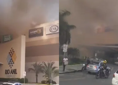 Incêndio no Shopping Rio Anil