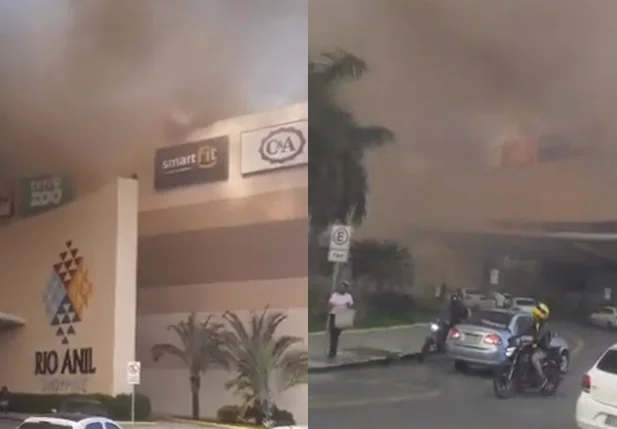 Incêndio no Shopping Rio Anil