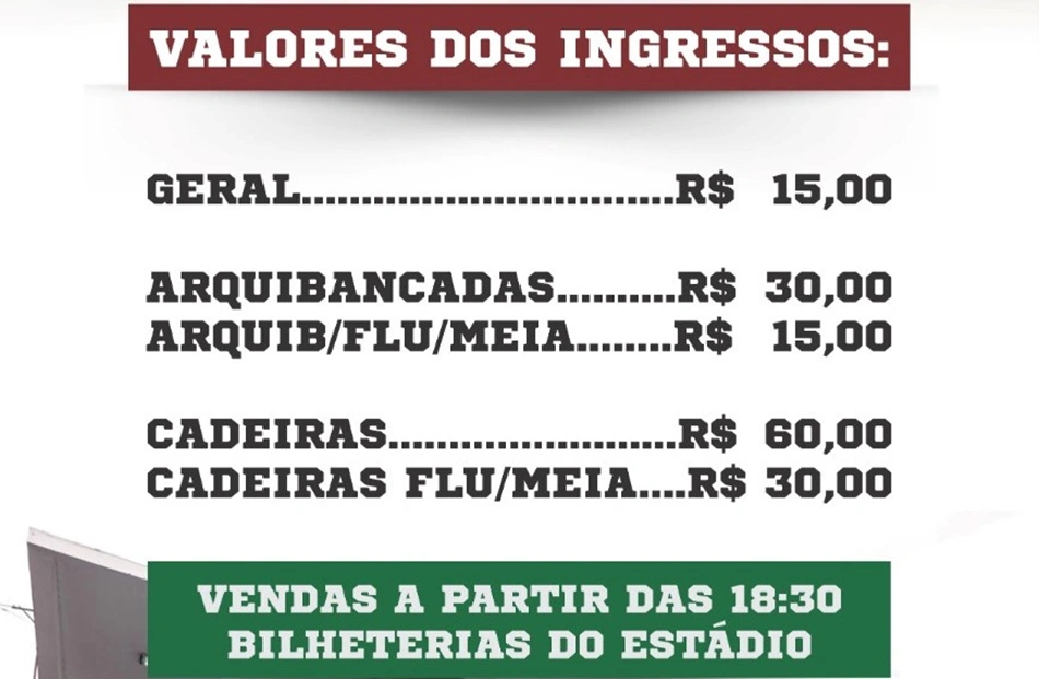Ingressos Fluminense-PI e Bahia pela Copa do Nordeste