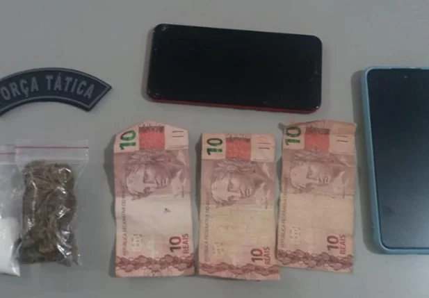 Itens apreendidos em Floriano