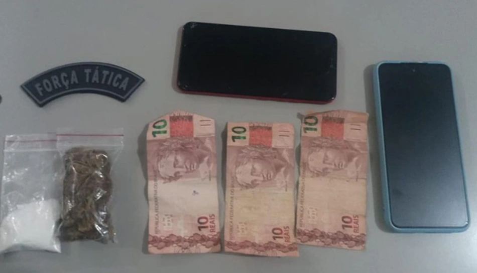 Itens apreendidos em Floriano