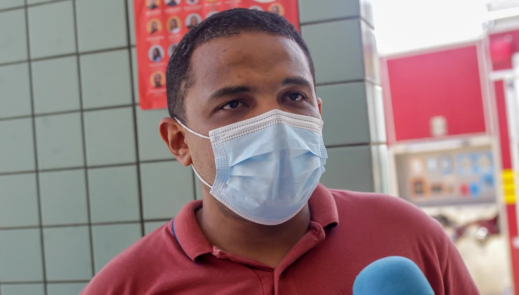 Izaque Gomes de Oliveira, operador de áudio e vídeo