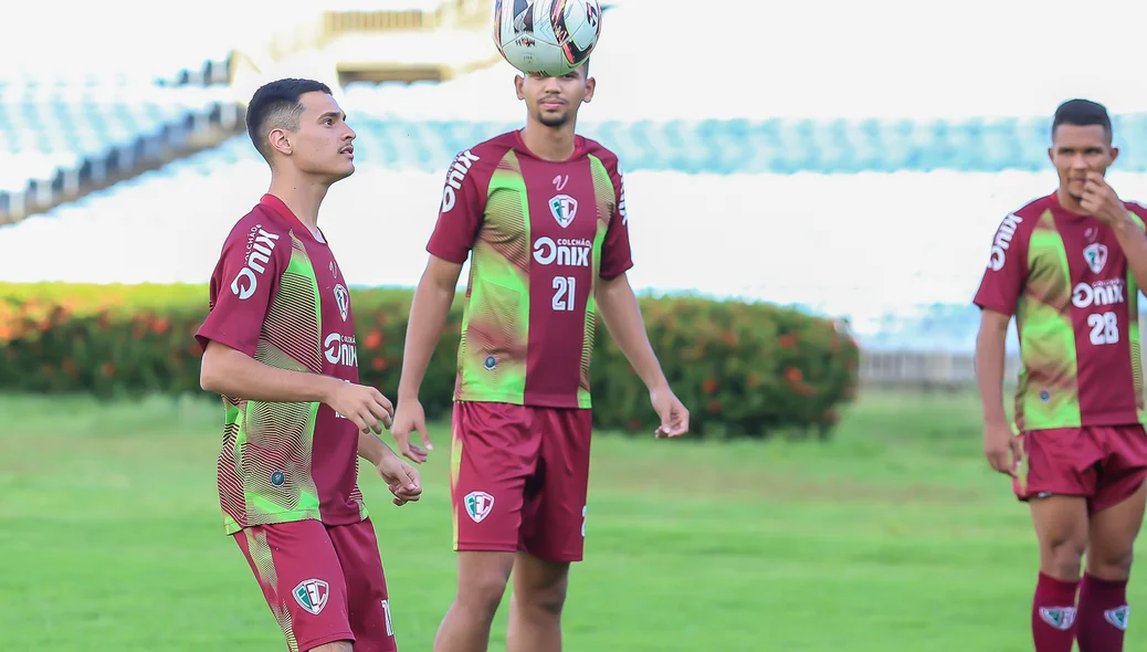 Jogadores do Fluminense-PI