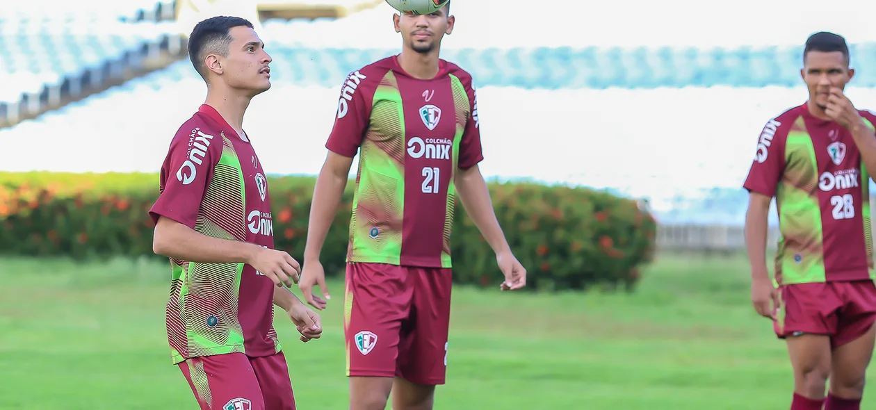 Jogadores do Fluminense-PI