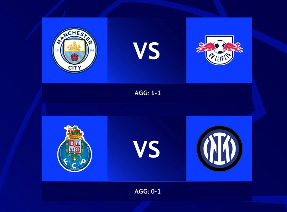 Jogos da Liga dos Campeões desta terça-feira (14)