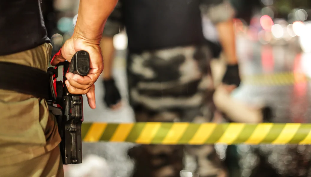 Jovem foi assassinado com dois disparos de arma de fogo