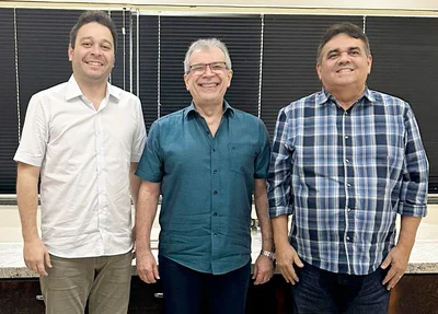 JVC em encontro com Evandro Hidd e Jorge Lopes
