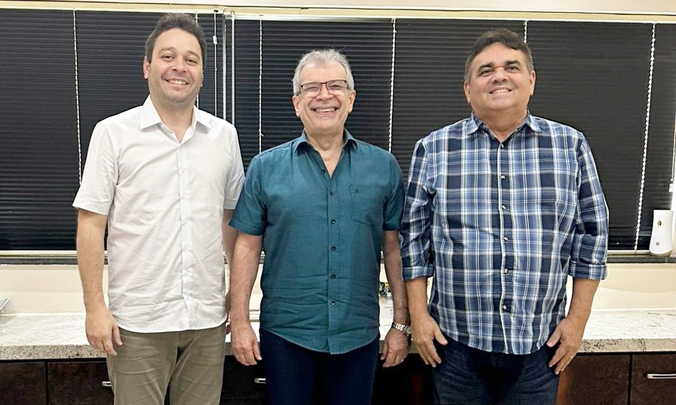 JVC em encontro com Evandro Hidd e Jorge Lopes