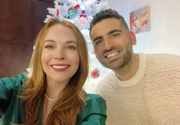 Lindsay Lohan e o marido Barder Shammas