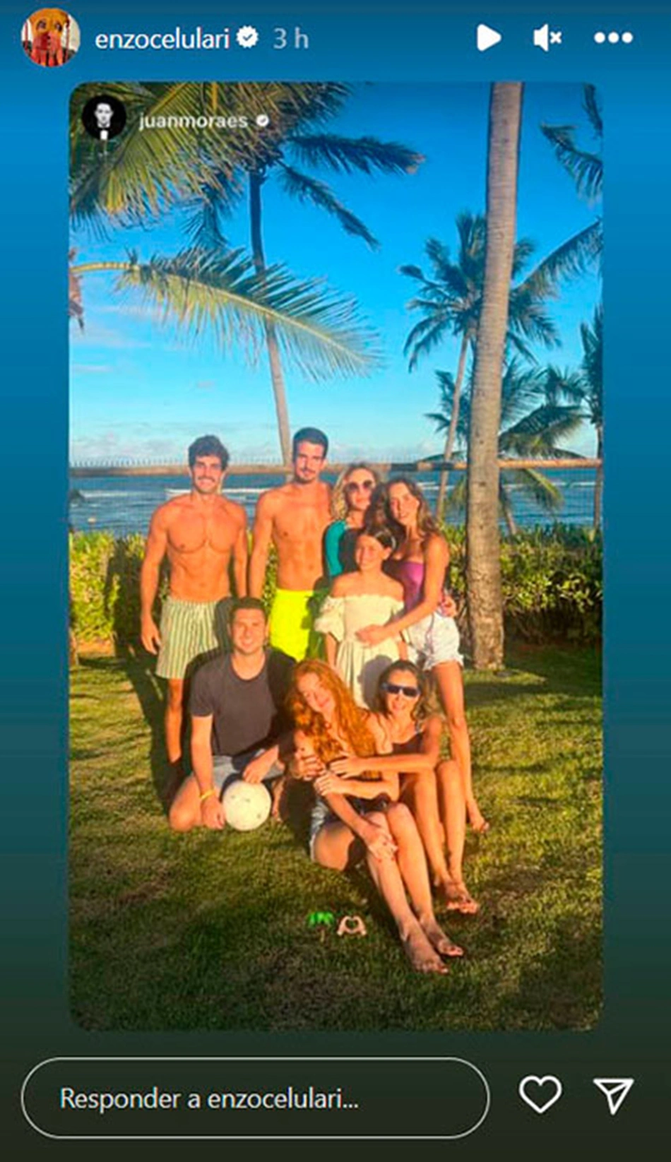 Marina Ruy Barbosa e Enzo Celulari curtem juntos viagem de amigos à Bahia