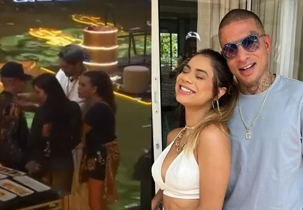 Mc Guimê acaricia Dania Mendez e Lexa se pronuncia nas redes sociais