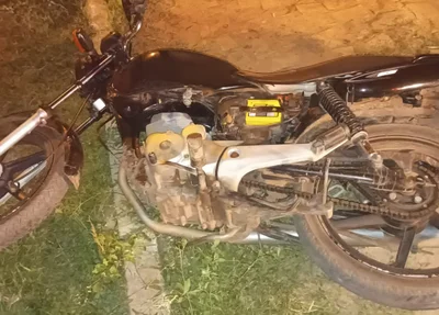 Moto utilizada pela dupla para realizar assaltos