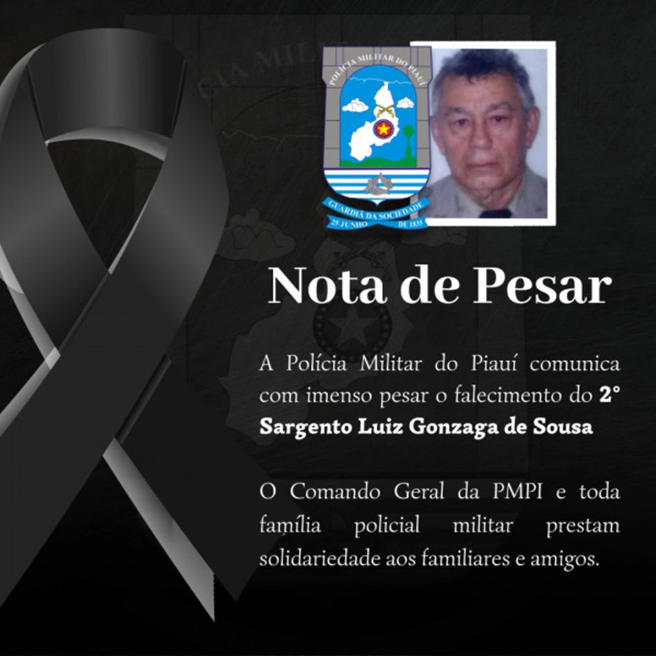 Nota de pesar da PM
