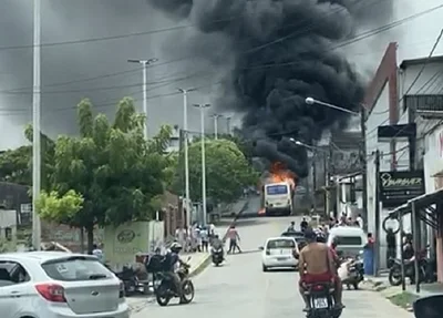 Ônibus foram incendiados em algumas cidades do Rio Grande do Norte