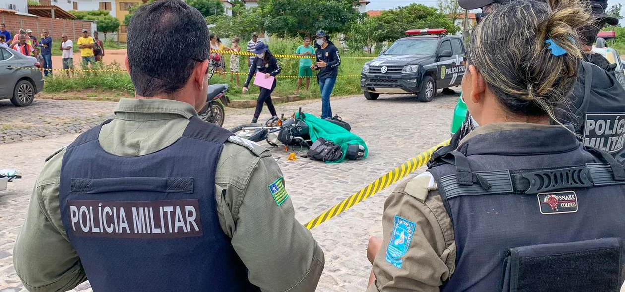 Perícia no local do crime