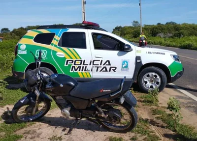 PM apreende moto com restrição de roubo durante blitz em São Raimundo Nonato