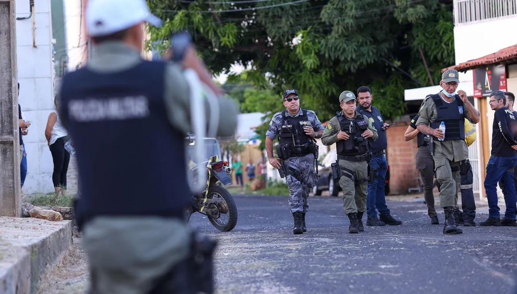 PM deu apoio a ação