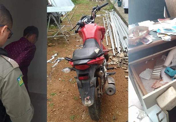 PM prende homem tentando vender motocicleta furtada em Elesbão Veloso