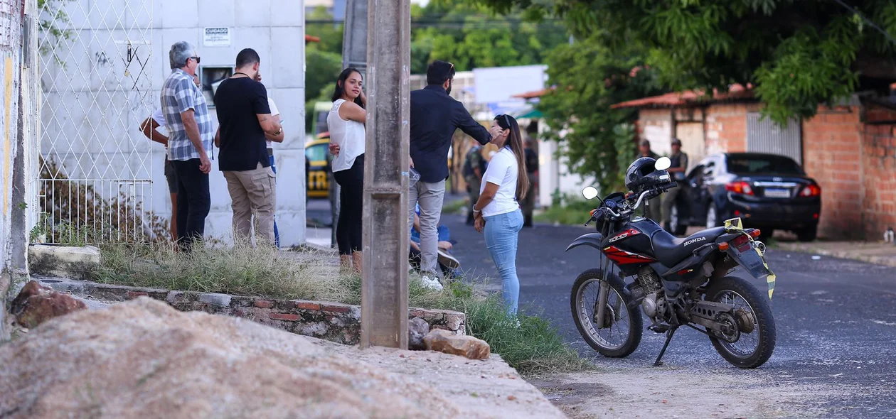 Polícia no local