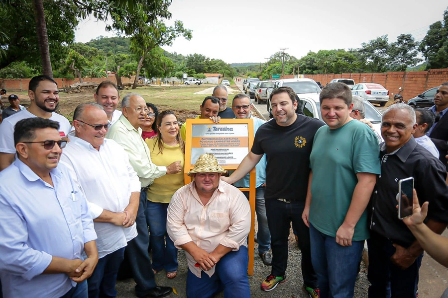 Prefeito Dr. Pessoa inaugura 10 Km de asfaltamento do povoado Campestre Norte