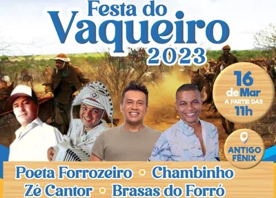 Prefeitura de Altos divulga atrações da Festa do Vaqueiro 2023
