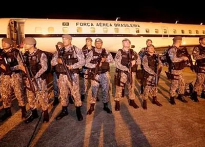 Primeira equipe da Força-Tarefa aterrissou nessa quarta-feira (15)