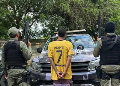 Prisão de acusado de tráfico de drogas no bairro Matadouro em Teresina