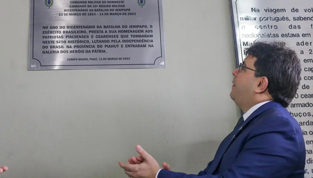 Rafael Fonteles no bicentenário da Batalha do Jenipapo
