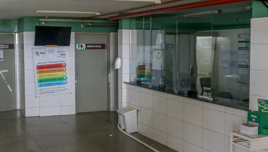 Recepção do Hospital Dirceu Alberto Neto