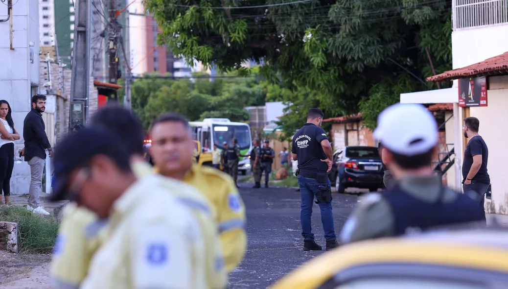 Reconstituição realizada no bairro Ilhotas