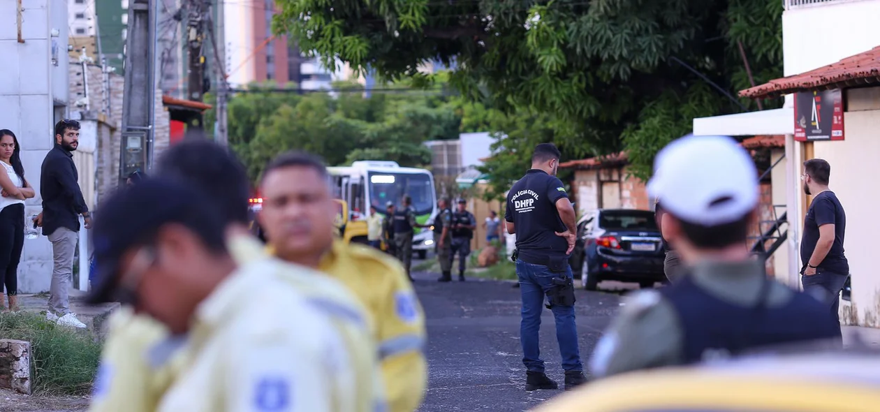 Reconstituição realizada no bairro Ilhotas