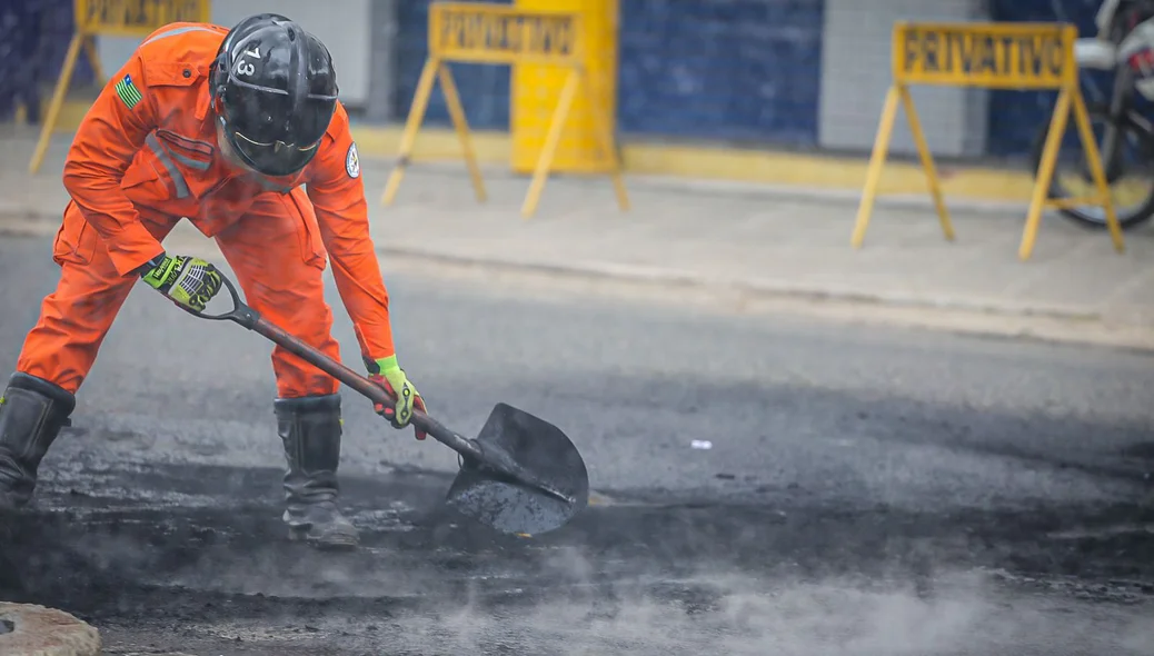 Restos dos pneus foram removidos