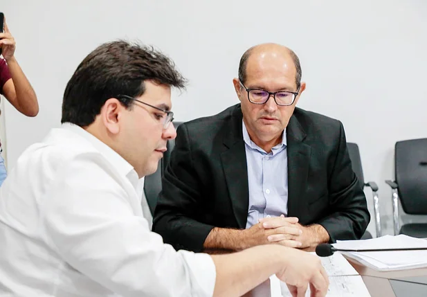Reunião do governador Rafael Fonteles com José Augusto Nunes