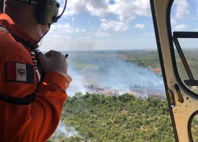 SAMU enviou helicóptero ao local