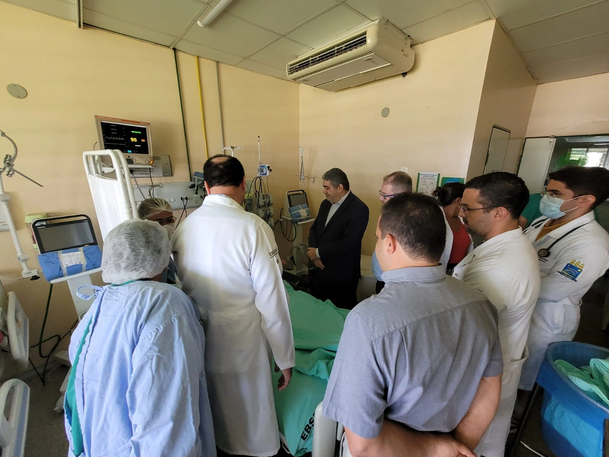 Secretário Antônio Luiz visitou pacientes
