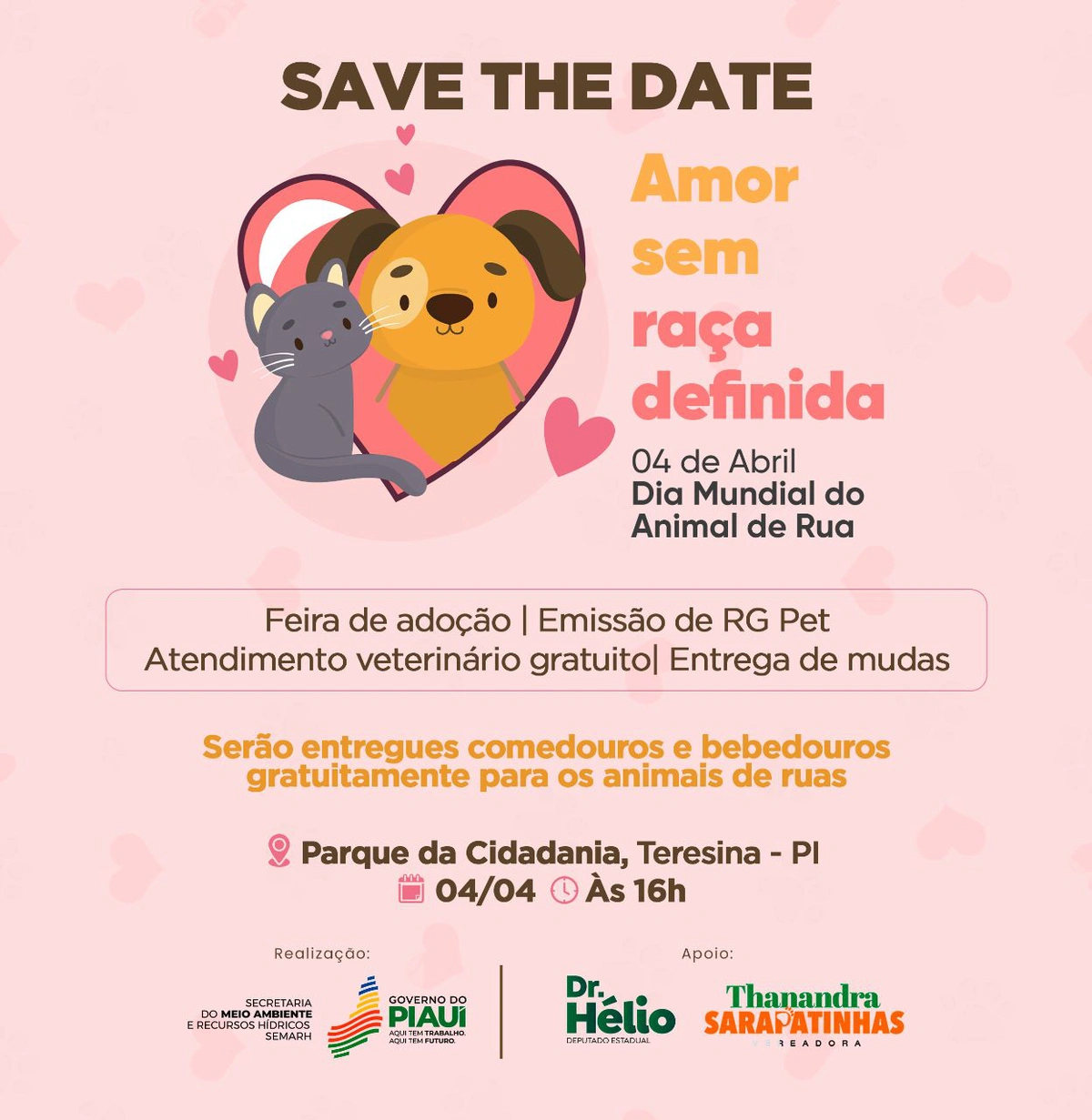 SEMARH promove estreia do projeto “Amor sem Raça Definida” em Teresina