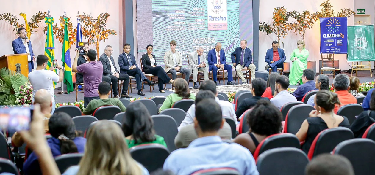 Solenidade do lançamento da agenda anual ClimaTHE 2023