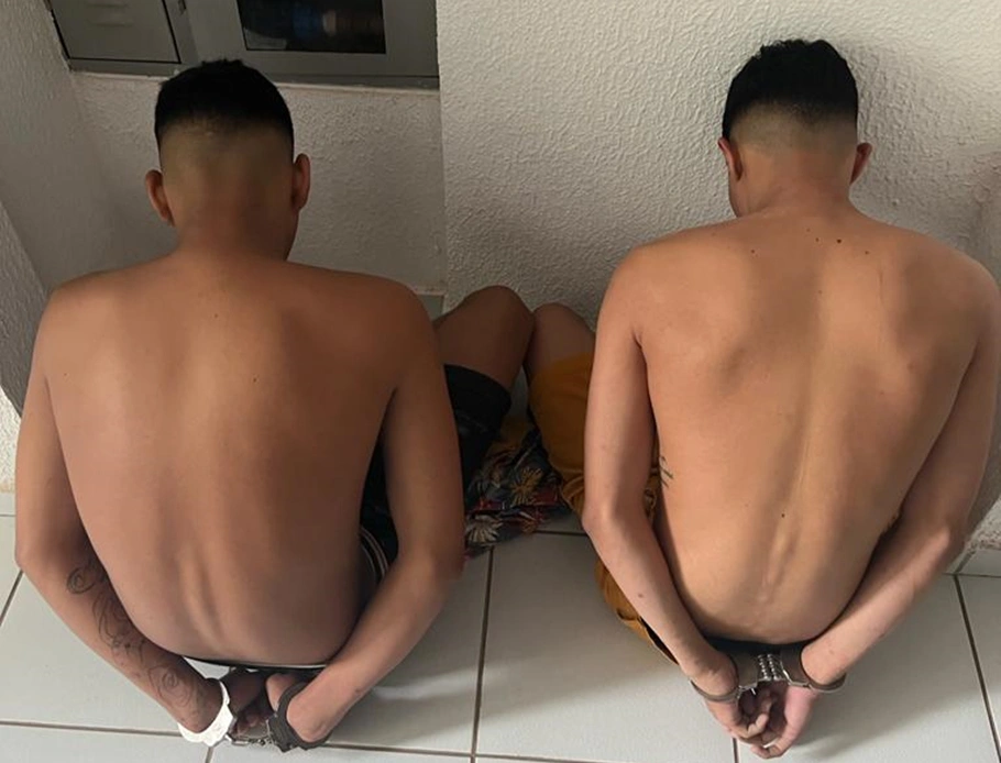 Suspeitos presos durante ação do DRACO na operação relacionada a Kairon do Grau