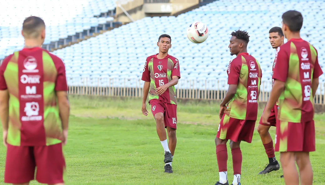 Treino do Fluminense do Piauí