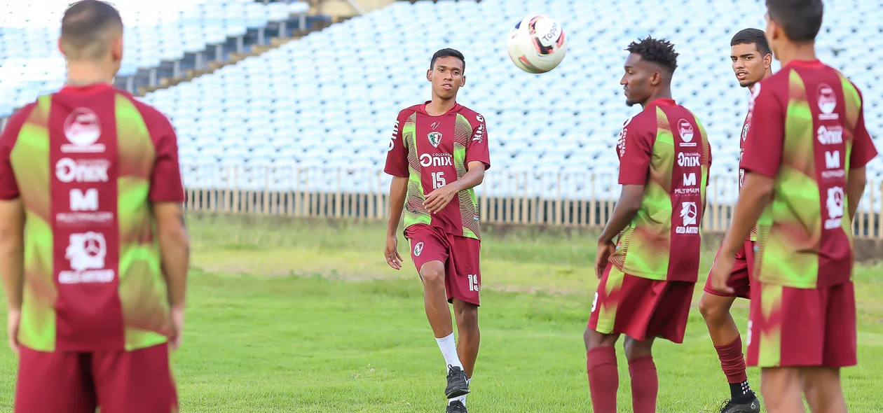 Treino do Fluminense do Piauí