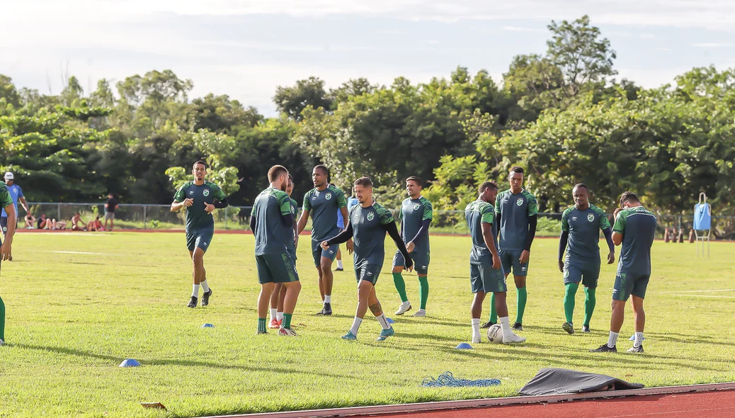 Treino foi liberado para imprensa