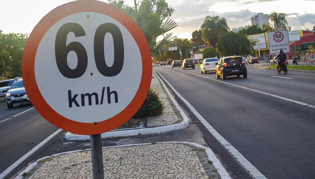 Velocidade permitida na avenida João XXIII